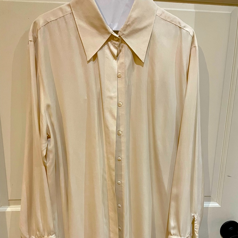 Silk dress shirt